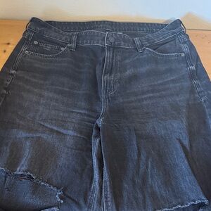 American Eagle - Super High Rise Baggy Wide Leg Ankle